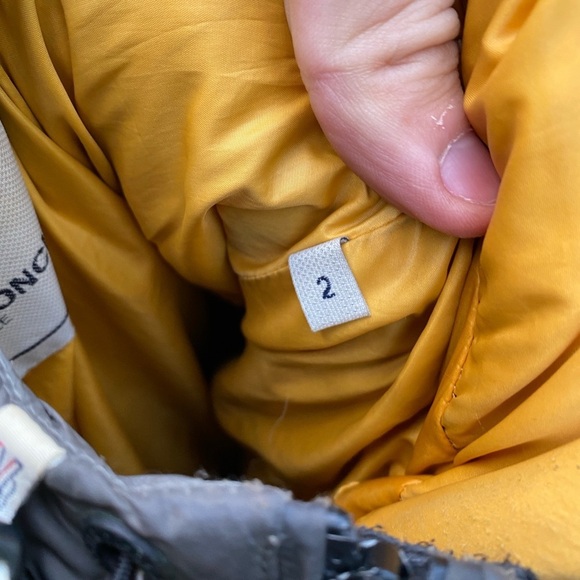 Moncler Grenoble Remarde Down Coat Jacket Size 2 Green Olive - Picture 10 of 16